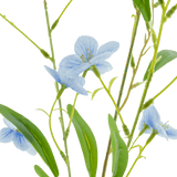 Kunstbloem Alstroemeria Real Touch Blauw 100 cm