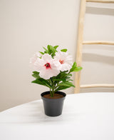 Kunstbloem Petunia plant 25 cm roze