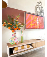 Kunstboeket Happy Mandarine 93 cm