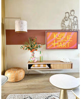 Kunstboeket Happy Mandarine 93 cm