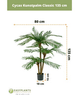 Kunstpalm Cycas Classic 135 cm