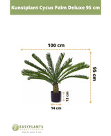 Kunstplant Cycus Palm Deluxe 95 cm