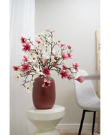Kunsttak Magnolia kleinbloemig 89 cm wit