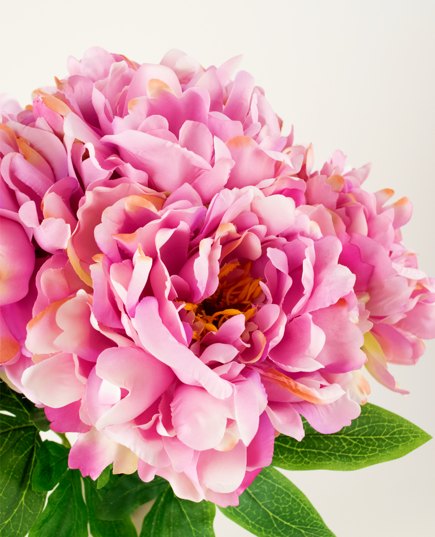 Bouquet artificiel Pivoine Rose Clair 39 cm