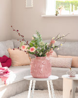 Zijden kunstbloemen boeket Blush Blossom