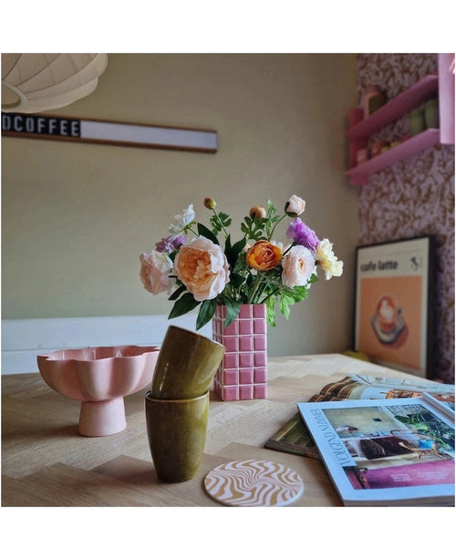 Zijden kunstbloemen boeket Day Dream