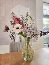 Zijden kunstbloemen boeket Lavender Dreams