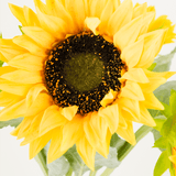 Zijden kunstbloemen boeket Zonnebloem
