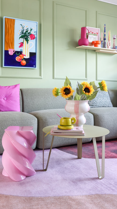 Zijden kunstbloemen boeket Zonnebloem