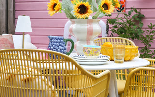 Breng Zomer in je Tuin met het Zijden Kunstbloemen Boeket Zonnebloem