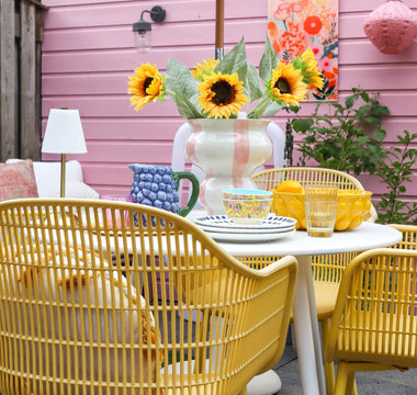 Breng Zomer in je Tuin met het Zijden Kunstbloemen Boeket Zonnebloem
