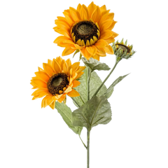 Kunst zonnebloemen