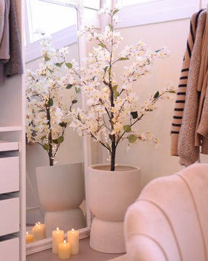 Plante artificielle Bougainvillier 150 cm blanc