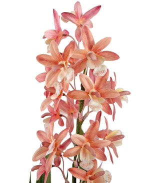 Plante artificielle Cymbidium 58 cm rose