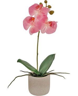 Orchidée artificielle Real Touch 30 cm rose