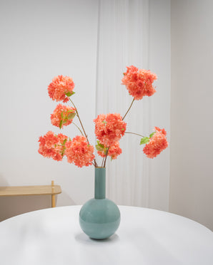 Branche artificielle Fleur de cerisier 85 cm corail