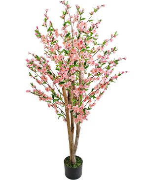 Kunstplant Kersenbloesem 150 cm roze