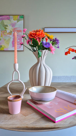 Zijden kunstbloemen boeket Candy Petals