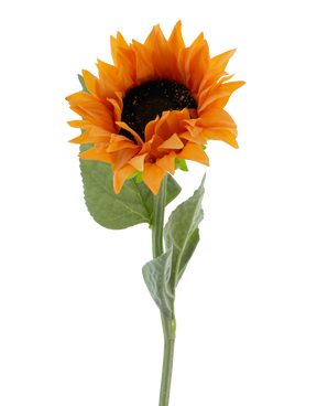 Kunstbloem Zonnebloem Real Touch goud 61 cm