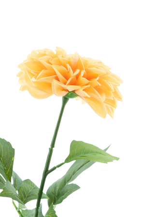 Kunstbloem Dahlia Real Touch Perzik 72 cm