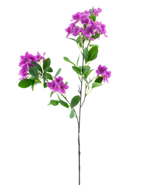Kunstbloem Sneeuwbal Real Touch Paars 80 cm