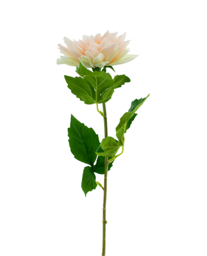 Kunstbloem Dahlia Real Touch champagne 54 cm