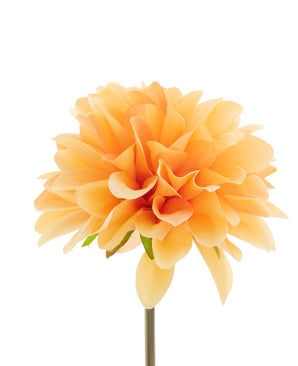 Kunstbloem Dahlia Real Touch Perzik 73 cm