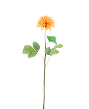 Kunstbloem Dahlia Real Touch Perzik 73 cm
