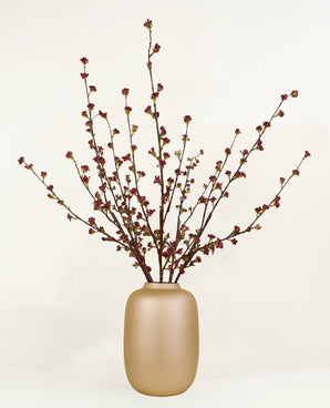 Zijden kunstbloemen boeket Callicarpa Paars