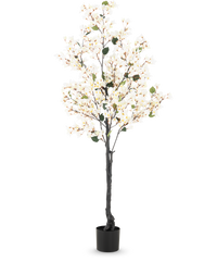 Plante artificielle Bougainvillier 180 cm blanc