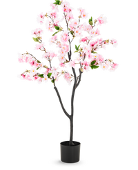 Fleur de cerisier artificielle 130 cm rose