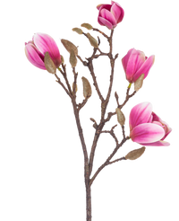 Fleur artificielle Magnolia 50 cm rose