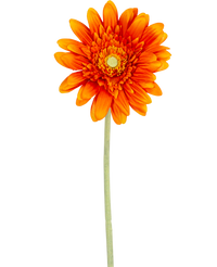 Fleur artificielle Gerbera 53 cm orange