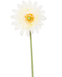 Fleur artificielle Gerbera 53 cm blanche