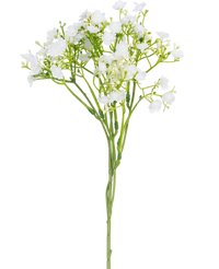 Branche artificielle de gypsophile 46 cm blanche