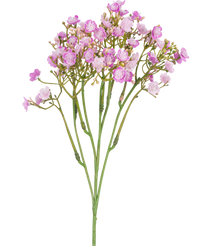 Branche artificielle de gypsophile 46 cm rose