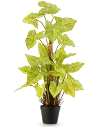 Plante artificielle Trapa Bispinosa 90 cm blanche