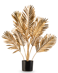 Kunstpalm Areca goud 80 cm