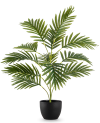 Palmier Phoenix artificiel 65 cm en pot décoratif noir