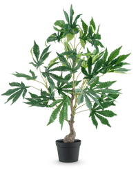 Plante artificielle Chanvre Feuilles de Cannabis 60 cm