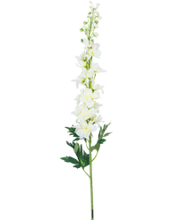 Fleur artificielle Delphinium 79 cm blanche