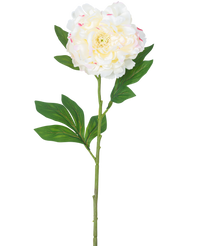 Fleur artificielle Pivoine 77 cm blanche