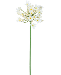 Fleur artificielle Agapanthe 77 cm blanche