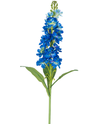 Fleur artificielle Violier 78 cm bleu
