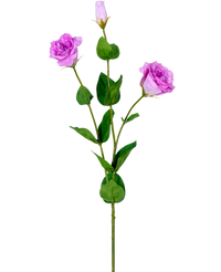Kunst Eustoma Real Touch Roze 72cm