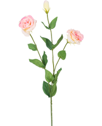 Kunst Eustoma Real Touch Lichtroze 72cm