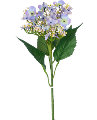 Fleur artificielle Hortensia papillon 72 cm lilas clair