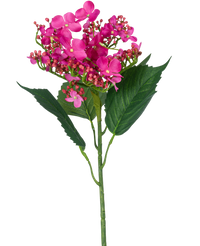 Fleur artificielle Hortensia papillon 72 cm rose