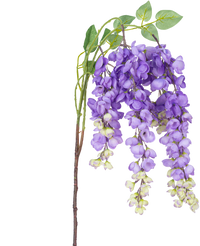 Fleur artificielle Glycine 115 cm violette