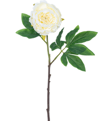 Fleur artificielle Pivoine 61 cm blanche